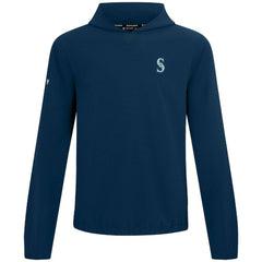Seattle Mariners Levelwear Action Insignia 2.0 Pullover Hoodie - Navy - MLB Online