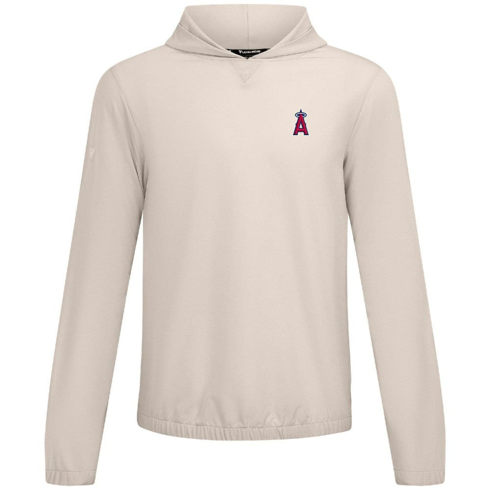 Los Angeles Angels Levelwear Action Insignia 2.0 Pullover Hoodie - Khaki - MLB Online