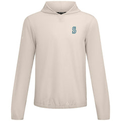 Seattle Mariners Levelwear Action Insignia 2.0 Pullover Hoodie - Khaki - MLB Lifestyle