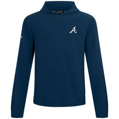 Atlanta Braves Levelwear Action Insignia 2.0 Pullover Hoodie - Navy - MLB on Sale