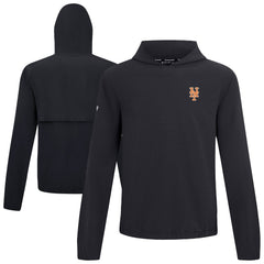 New York Mets Levelwear Action Insignia 2.0 Pullover Hoodie - Black - MLB Lifestyle