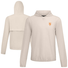 New York Mets Levelwear Action Insignia 2.0 Pullover Hoodie - Khaki - MLB Sale