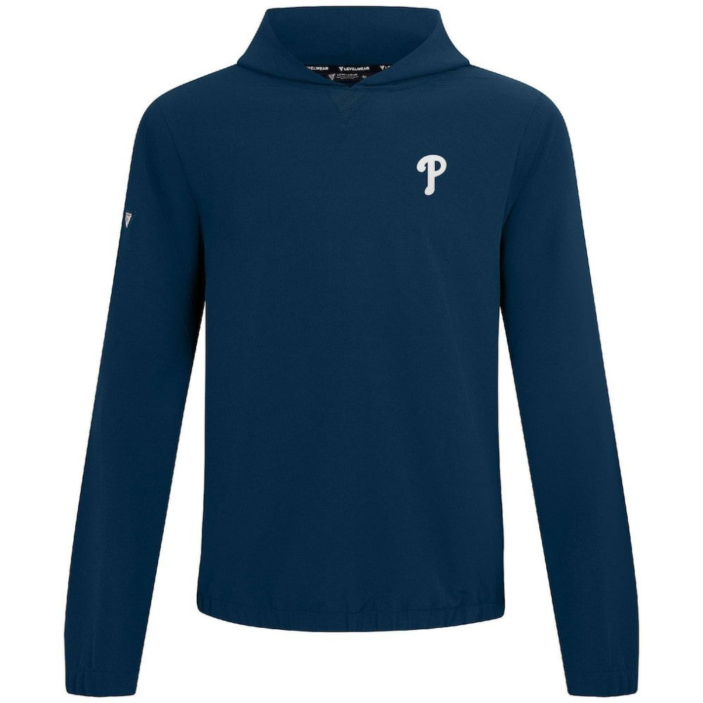 Philadelphia Phillies Levelwear Action Insignia 2.0 Pullover Hoodie - Navy - MLB on Sale