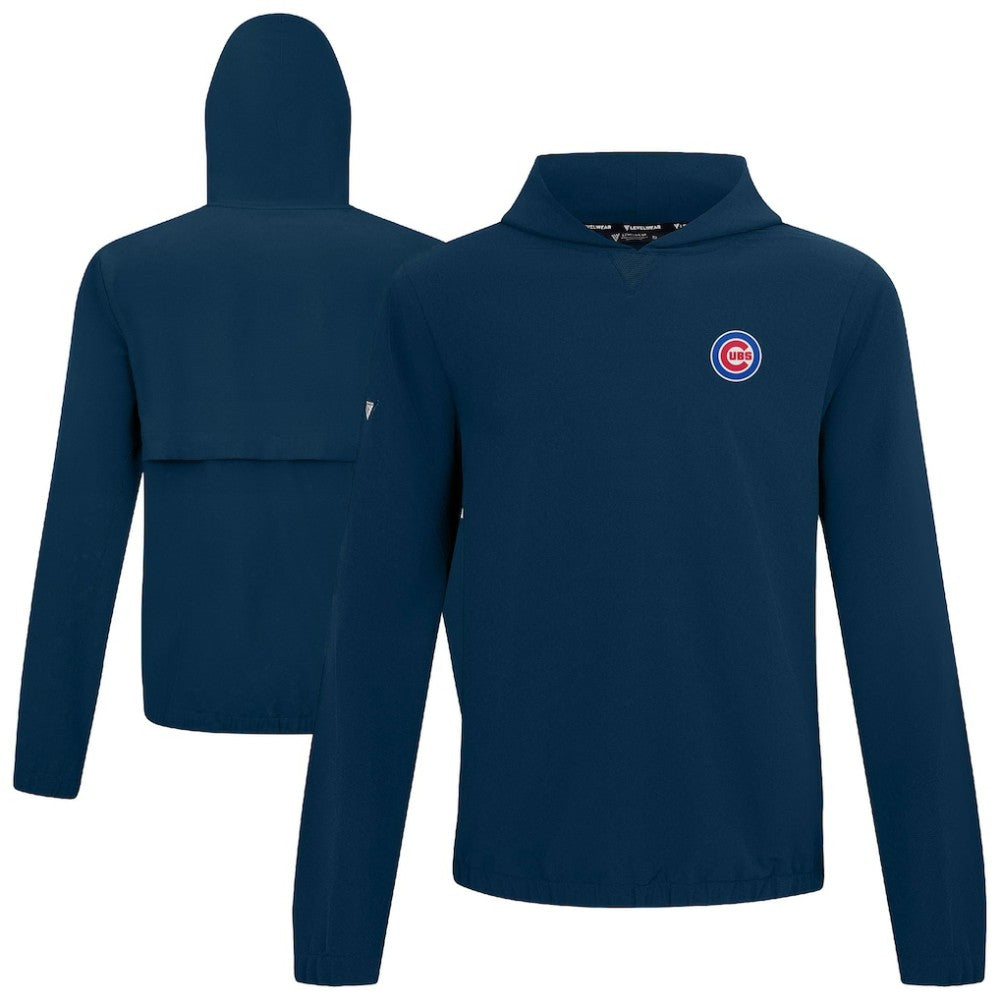 Chicago Cubs Levelwear Action Insignia 2.0 Pullover Hoodie - Navy - MLB Discount