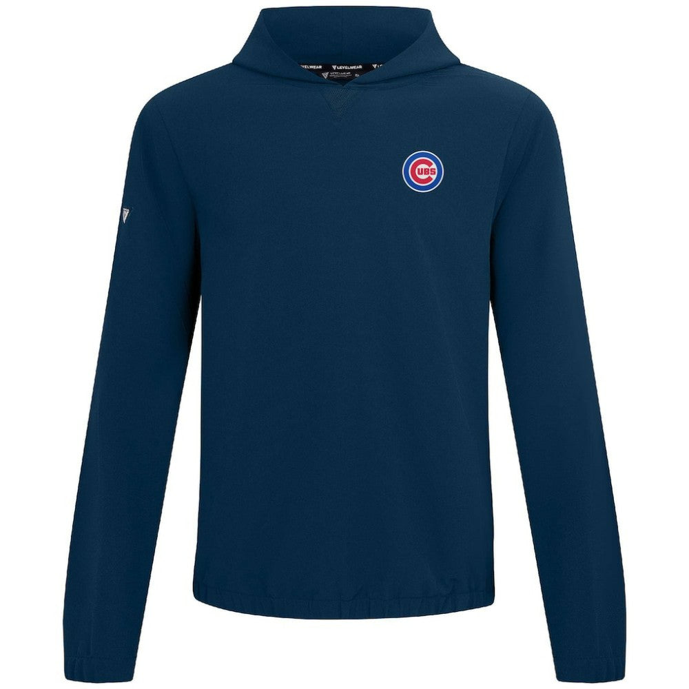 Chicago Cubs Levelwear Action Insignia 2.0 Pullover Hoodie - Navy - MLB Discount