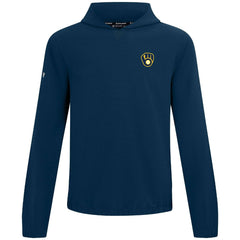 Milwaukee Brewers Levelwear Action Insignia 2.0 Pullover Hoodie - Navy - MLB Online