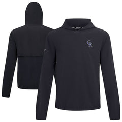 Colorado Rockies Levelwear Action Insignia 2.0 Pullover Hoodie - Black - MLB Sale