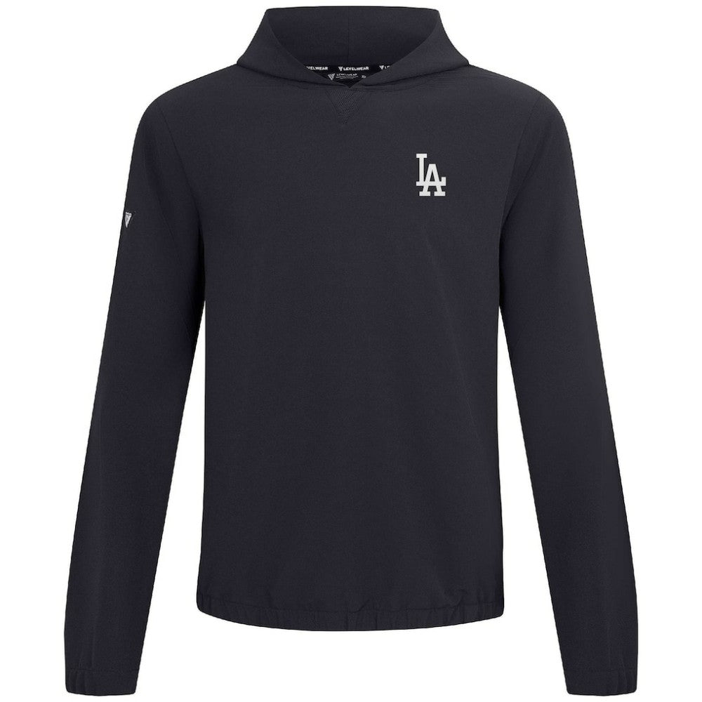 Los Angeles Dodgers Levelwear Action Insignia 2.0 Pullover Hoodie - Black - MLB on Sale