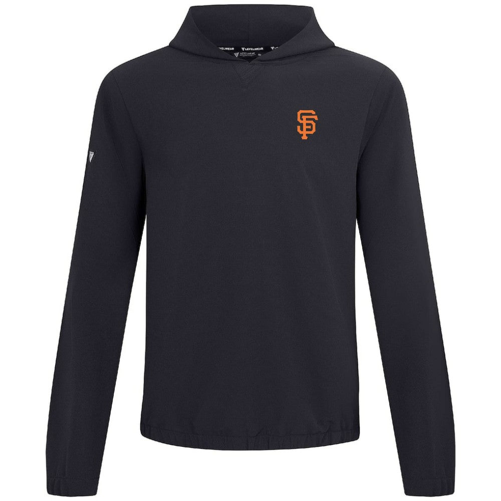 San Francisco Giants Levelwear Action Insignia 2.0 Pullover Hoodie - Black - MLB Lifestyle