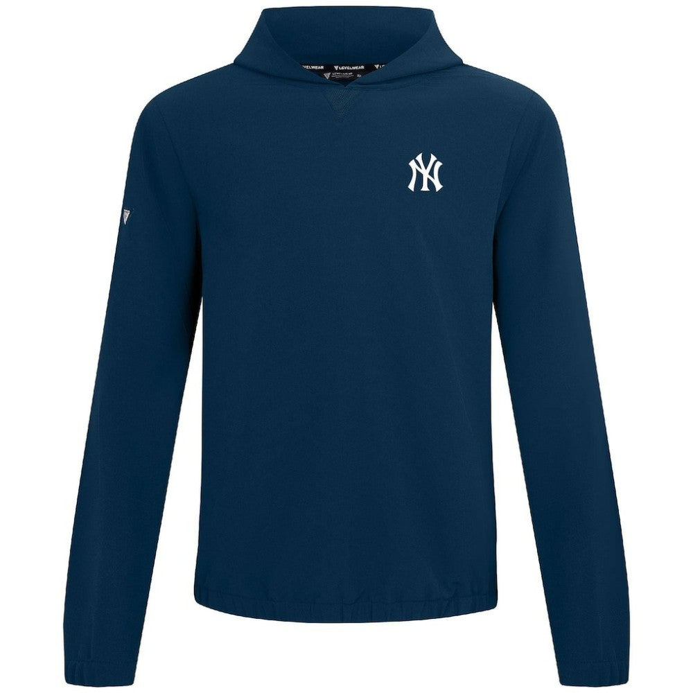 New York Yankees Levelwear Action Insignia 2.0 Pullover Hoodie - Navy - MLB Discount