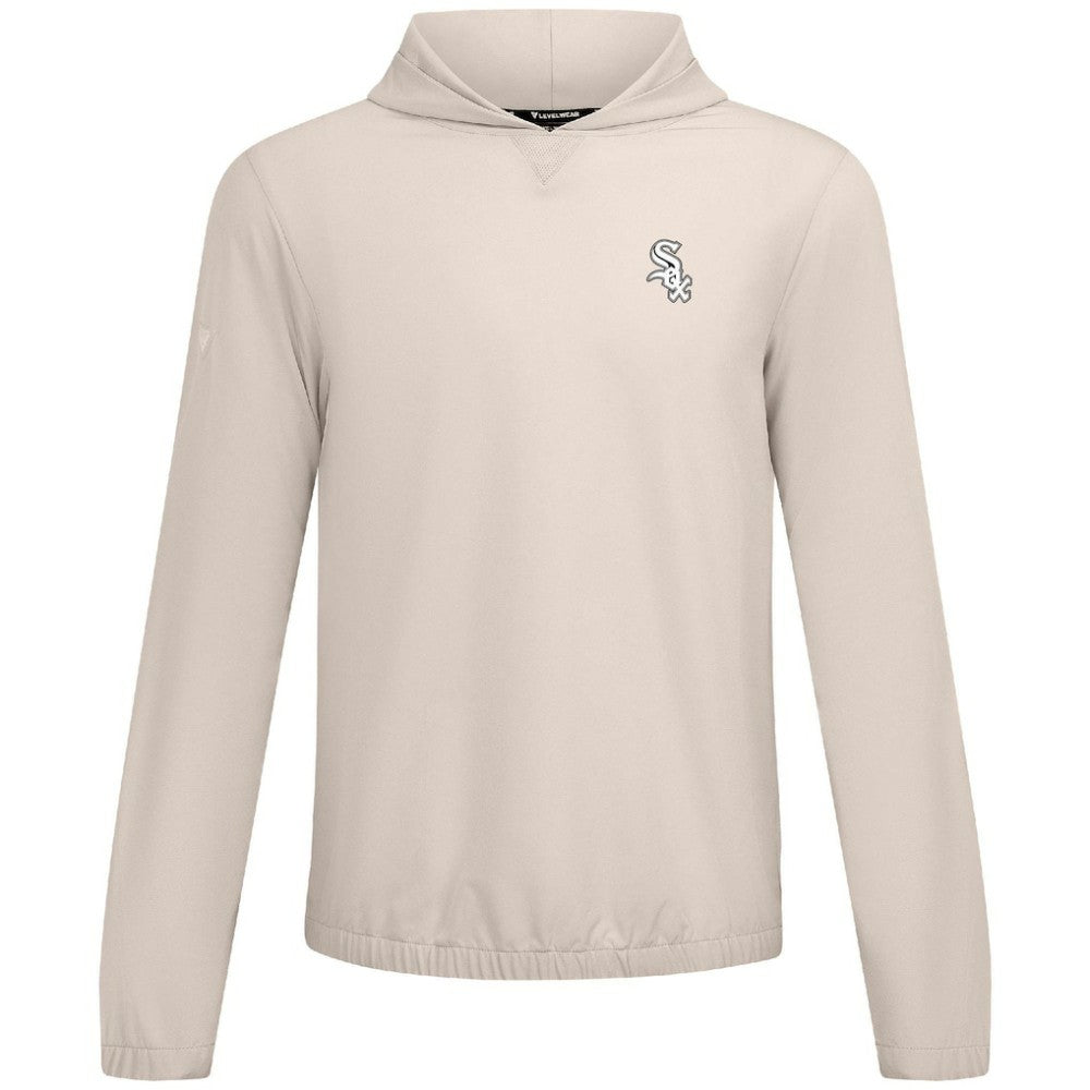 Chicago White Sox Levelwear Action Insignia 2.0 Pullover Hoodie - Khaki - MLB Lifestyle
