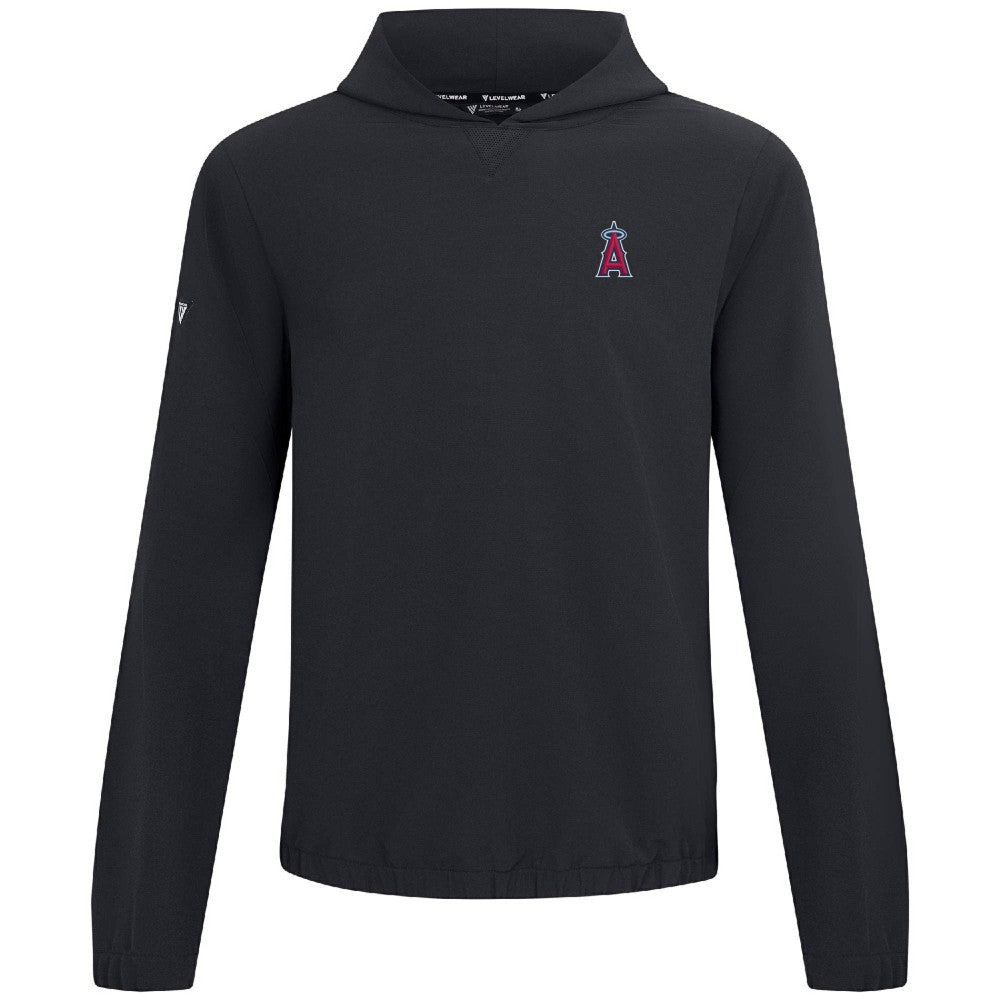 Los Angeles Angels Levelwear Action Insignia 2.0 Pullover Hoodie - Black - MLB Online