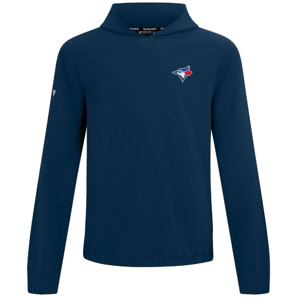 Toronto Blue Jays Levelwear Action Insignia 2.0 Pullover Hoodie - Navy - MLB Sale