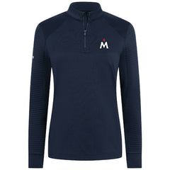 Minnesota Twins Levelwear Women's Power Insignia 2.0 Quarter-Zip Pullover Top - Navy - MLB Sale