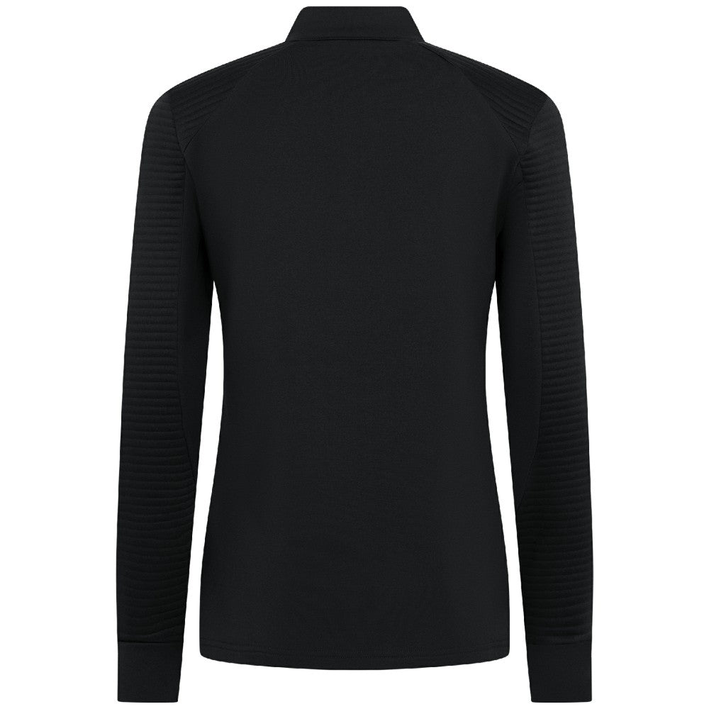 Cincinnati Reds Levelwear Women's Power Insignia 2.0 Quarter-Zip Pullover Top - Black - MLB Lifestyle