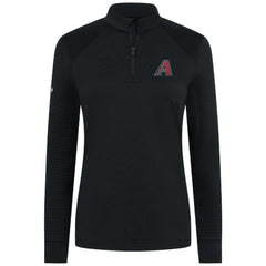 Arizona Diamondbacks Levelwear Women's Power Insignia 2.0 Quarter-Zip Pullover Top - Black - MLB on Sale