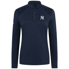 New York Yankees Levelwear Women's Power Insignia 2.0 Quarter-Zip Pullover Top - Navy - MLB Discount