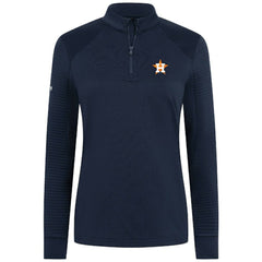 Houston Astros Levelwear Women's Power Insignia 2.0 Quarter-Zip Pullover Top - Navy - MLB on Sale