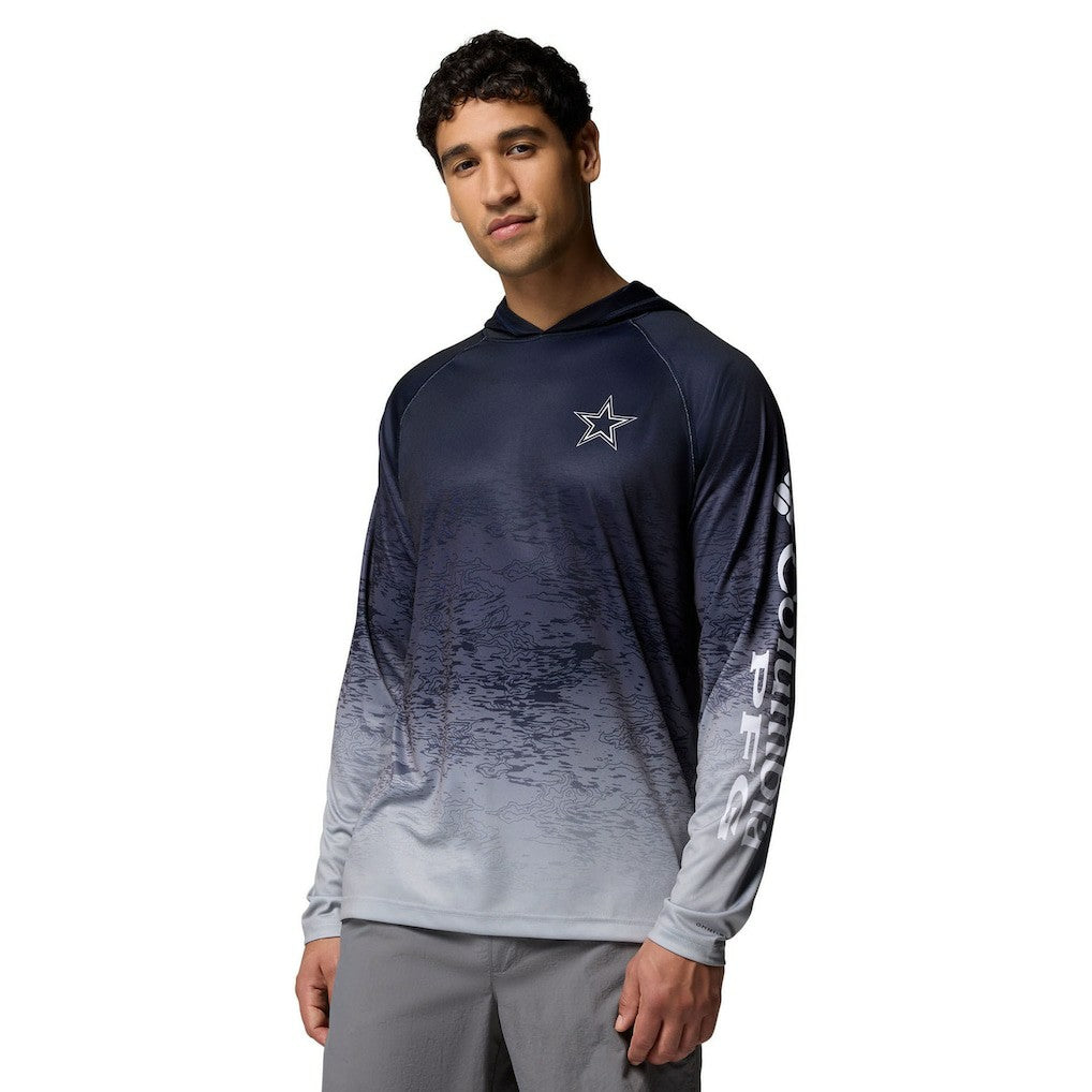 Columbia Dallas Cowboys Super Terminal Tackle Hoodie Navy