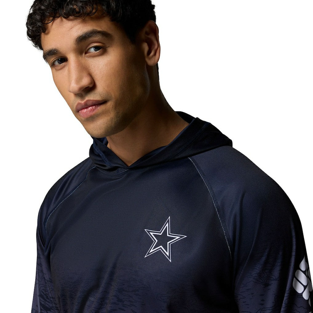 Columbia Dallas Cowboys Super Terminal Tackle Hoodie Navy