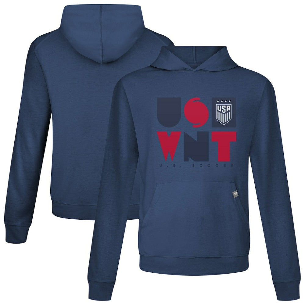 USWNT Levelwear Relay Full On Pullover Hoodie Navy