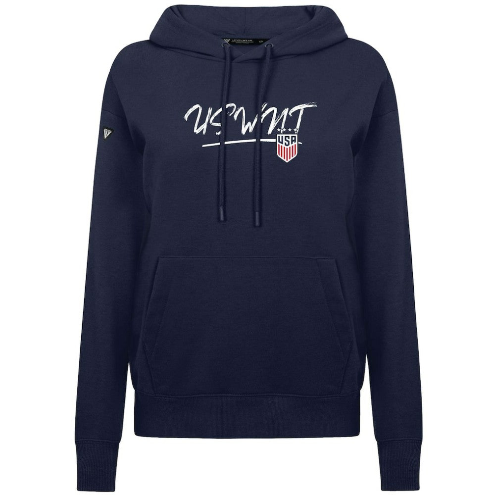 USWNT Levelwear Women's Adorn Express Pullover Hoodie Navy
