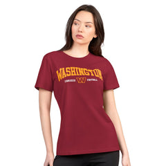 Washington Commanders G-III 4Her by Carl Banks Women's Super-Slim Lightweight Winning Crew T-Shirt Burgundy