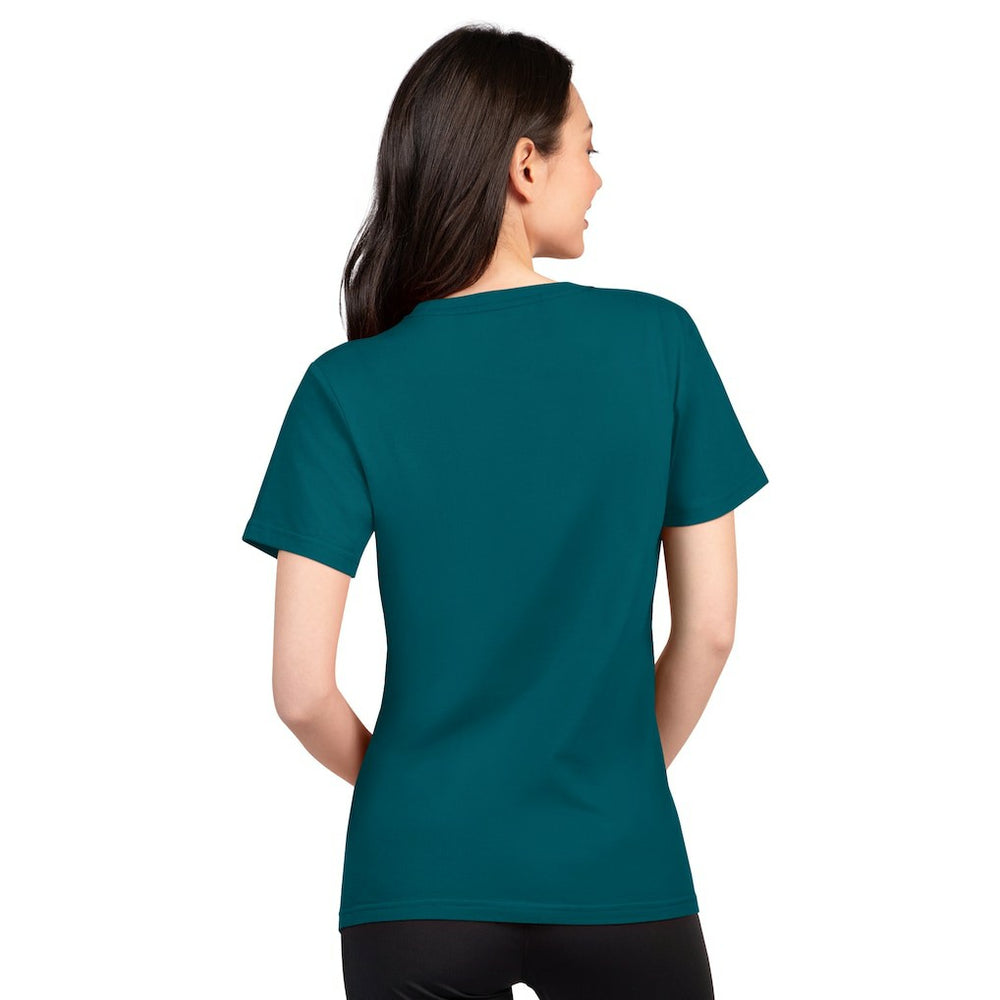 Philadelphia Eagles G-III 4Her by Carl Banks Women's Super-Slim Lightweight Winning Crew T-Shirt Green