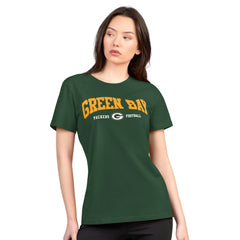 Green Bay Packers G-III 4Her by Carl Banks Women's Super-Slim Lightweight Winning Crew T-Shirt Green