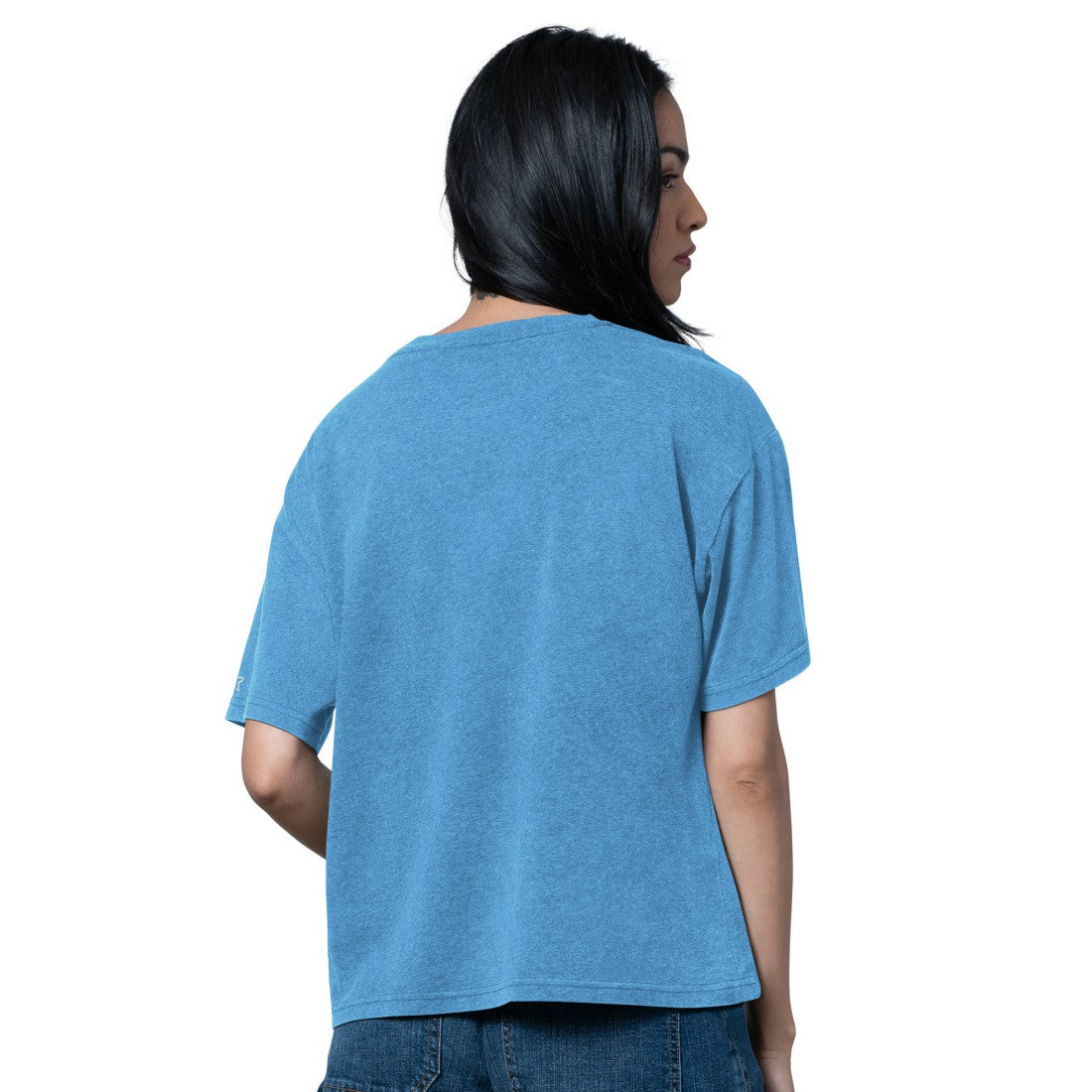 Tennessee Titans Starter Women's Oversized Hall of Fame T-Shirt Light Blue