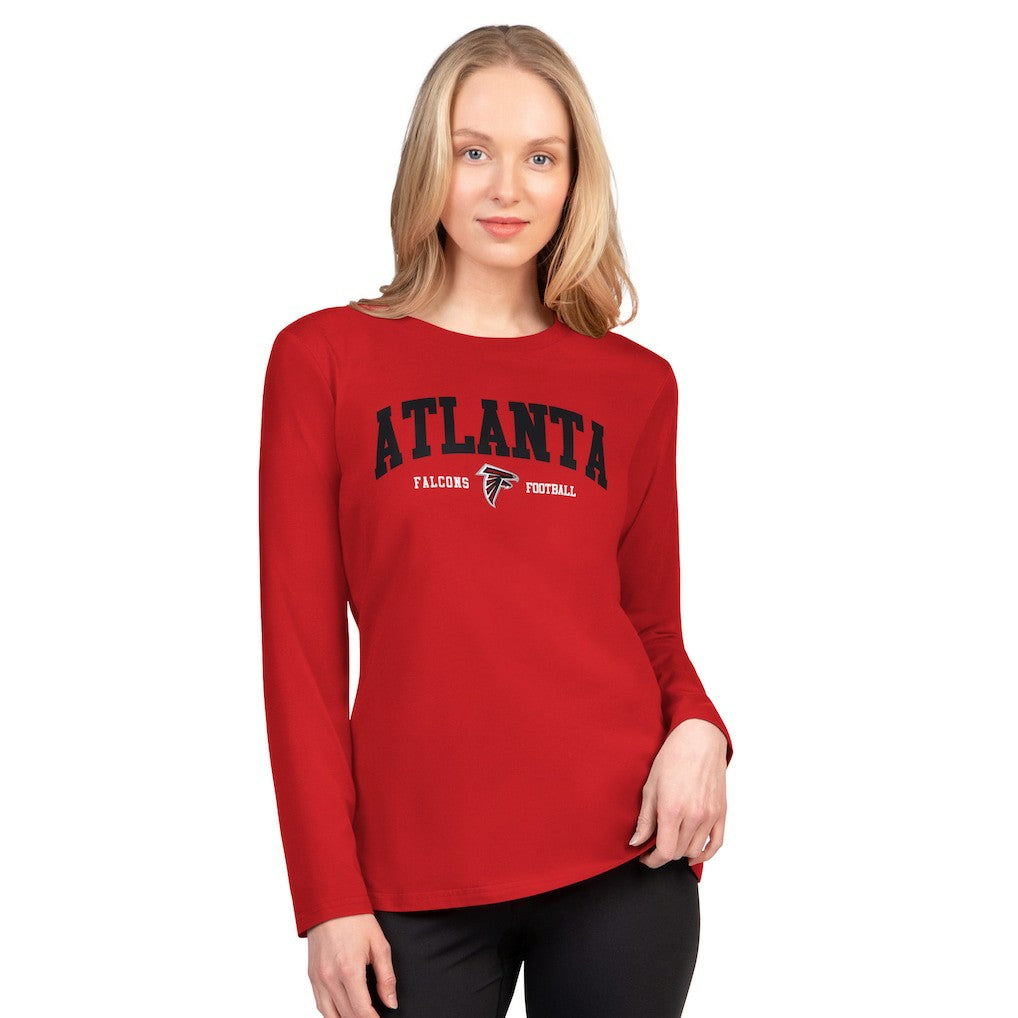 Atlanta Falcons G-III 4Her by Carl Banks Women's Best Play Long Sleeve T-Shirt Red