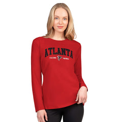 Atlanta Falcons G-III 4Her by Carl Banks Women's Best Play Long Sleeve T-Shirt Red