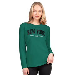 New York Jets G-III 4Her by Carl Banks Women's Best Play Long Sleeve T-Shirt Green