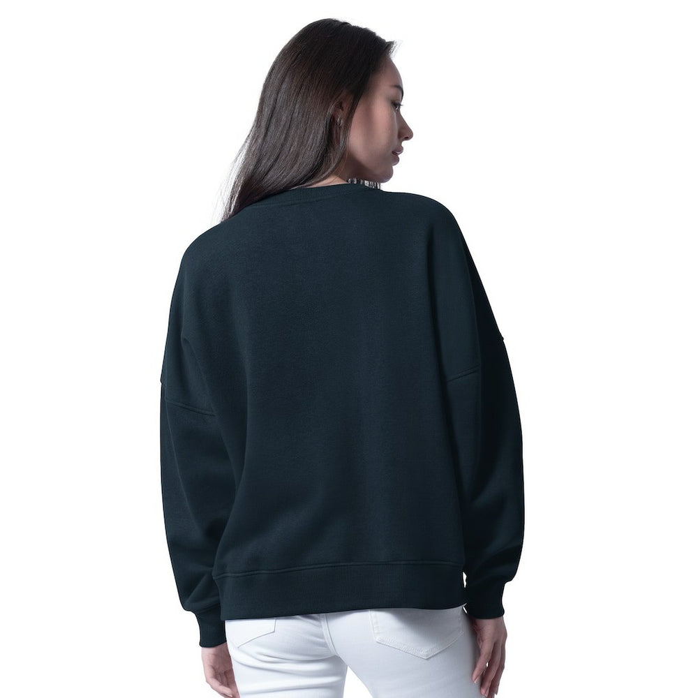 Chicago Bears G-III 4Her by Carl Banks Women's Oversized Feud Sweatshirt Navy