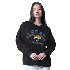 Jacksonville Jaguars G-III 4Her by Carl Banks Women's Oversized Feud Sweatshirt Black