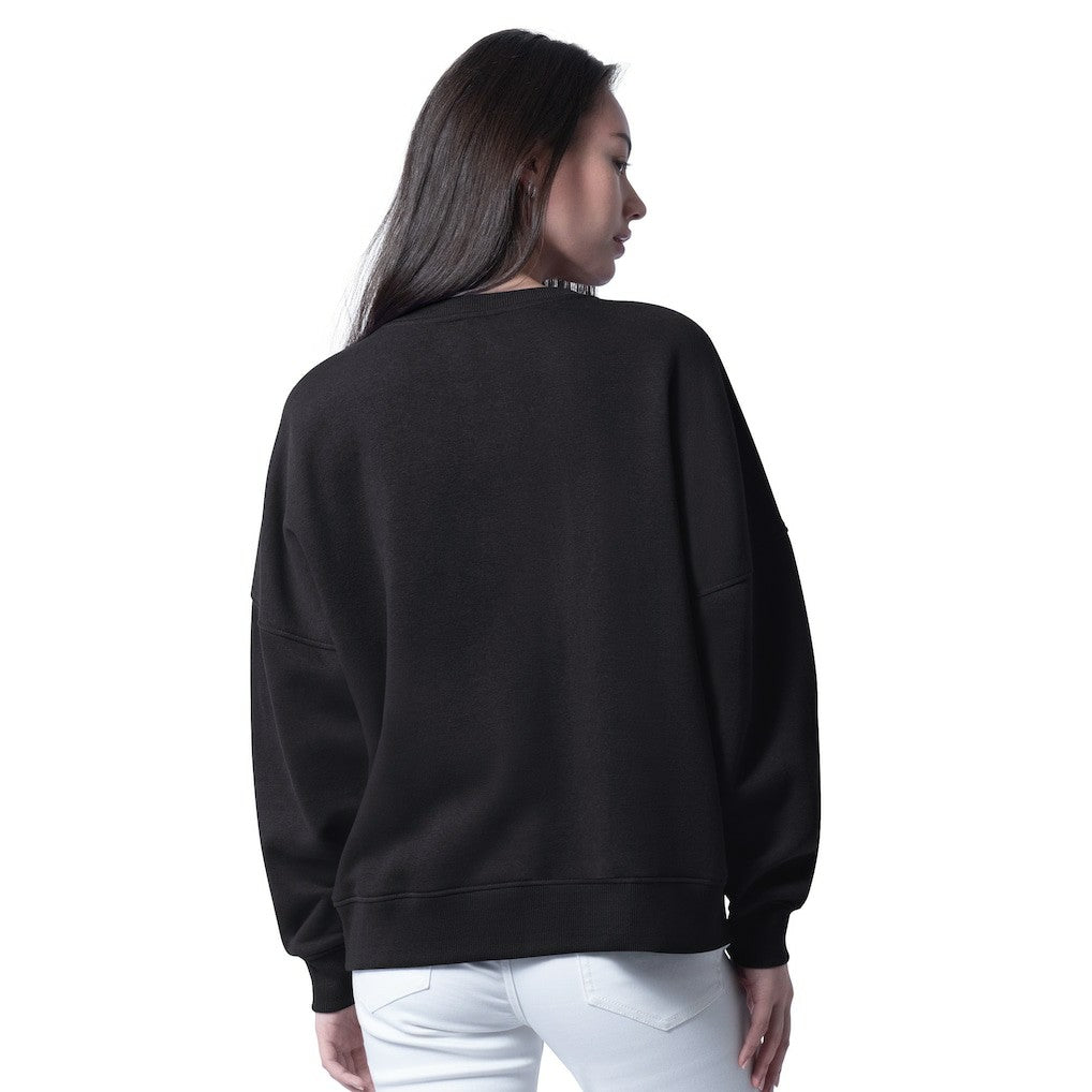 Pittsburgh Steelers G-III 4Her by Carl Banks Women's Oversized Feud Sweatshirt Black
