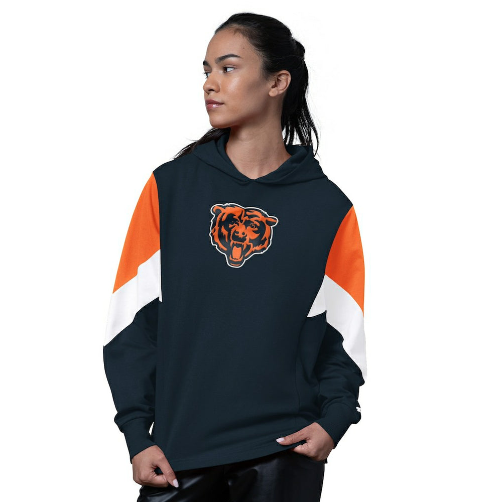 Chicago Bears Starter Women's Scrimmage Hoodie Navy