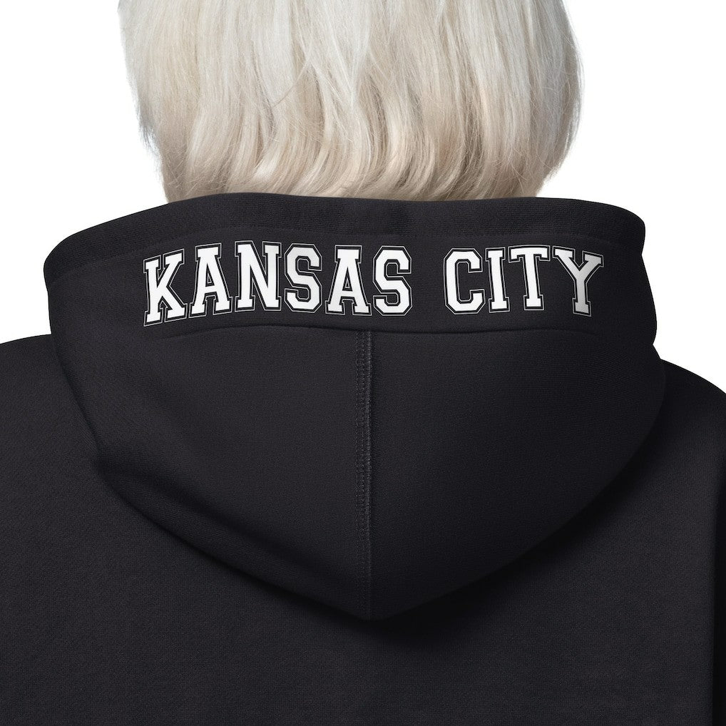 Kansas City Chiefs Starter Women's 4th Down Full-Zip Hoodie Black