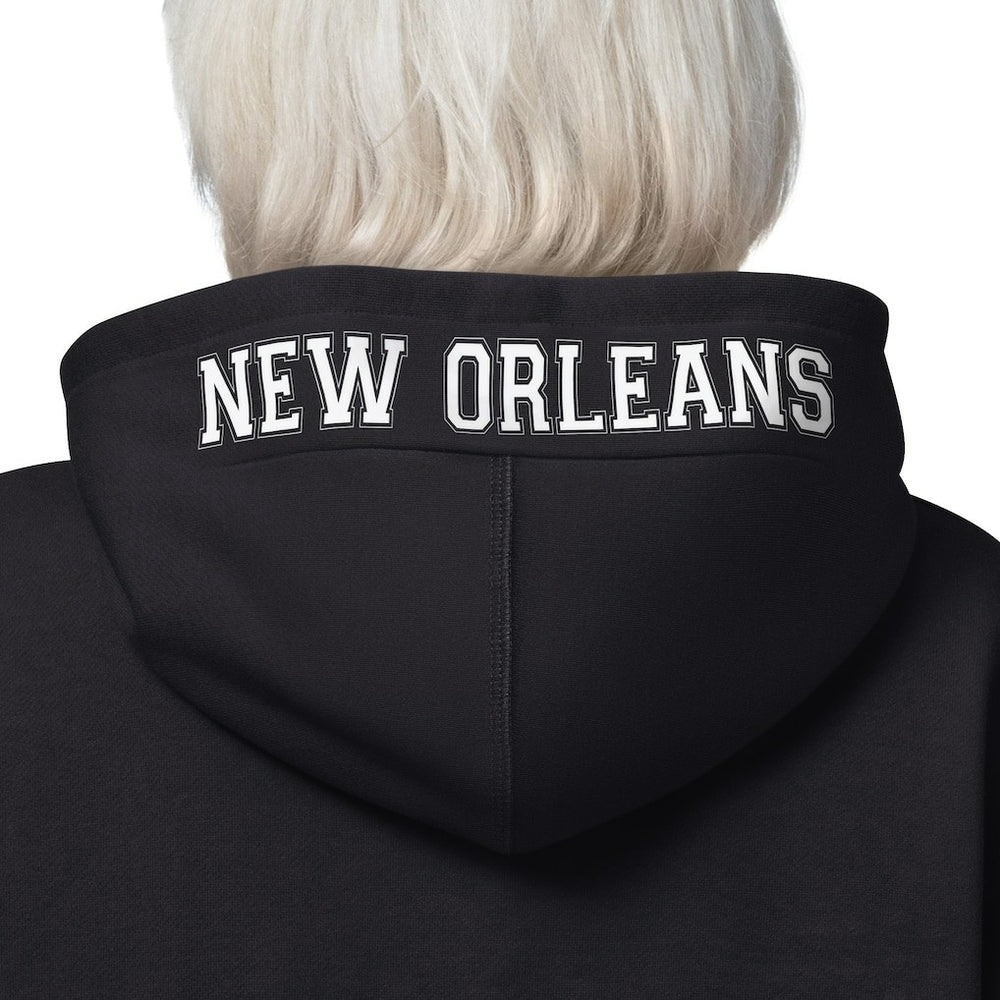 New Orleans Saints Starter Women's 4th Down Full-Zip Hoodie Black