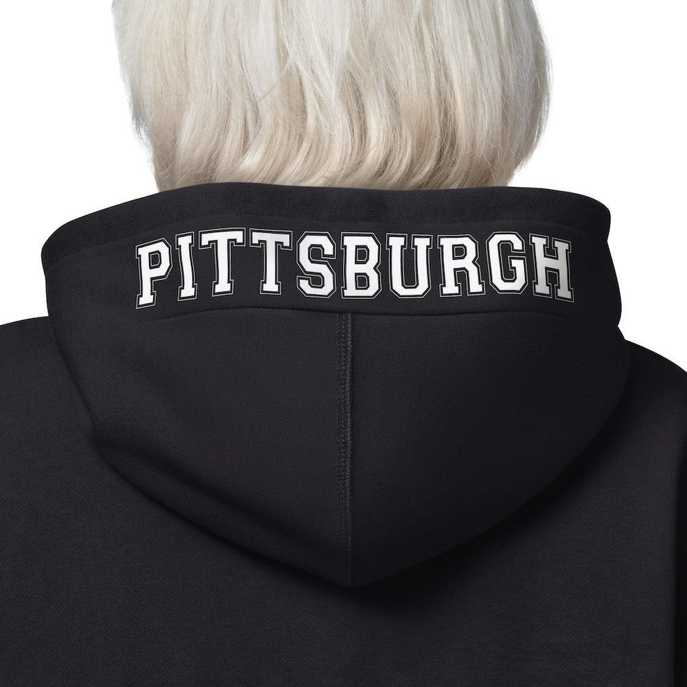 Pittsburgh Steelers Starter Women's 4th Down Full-Zip Hoodie Black