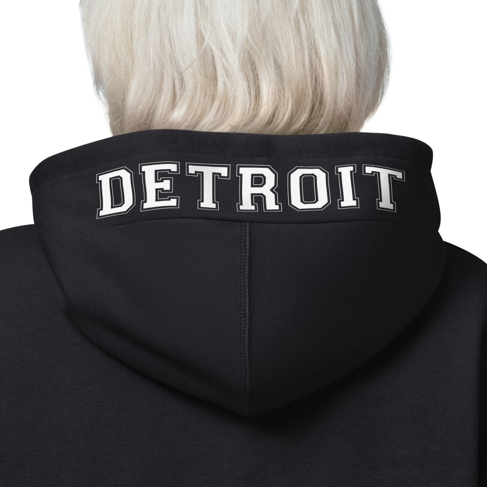 Detroit Lions Starter Women's 4th Down Full-Zip Hoodie Black