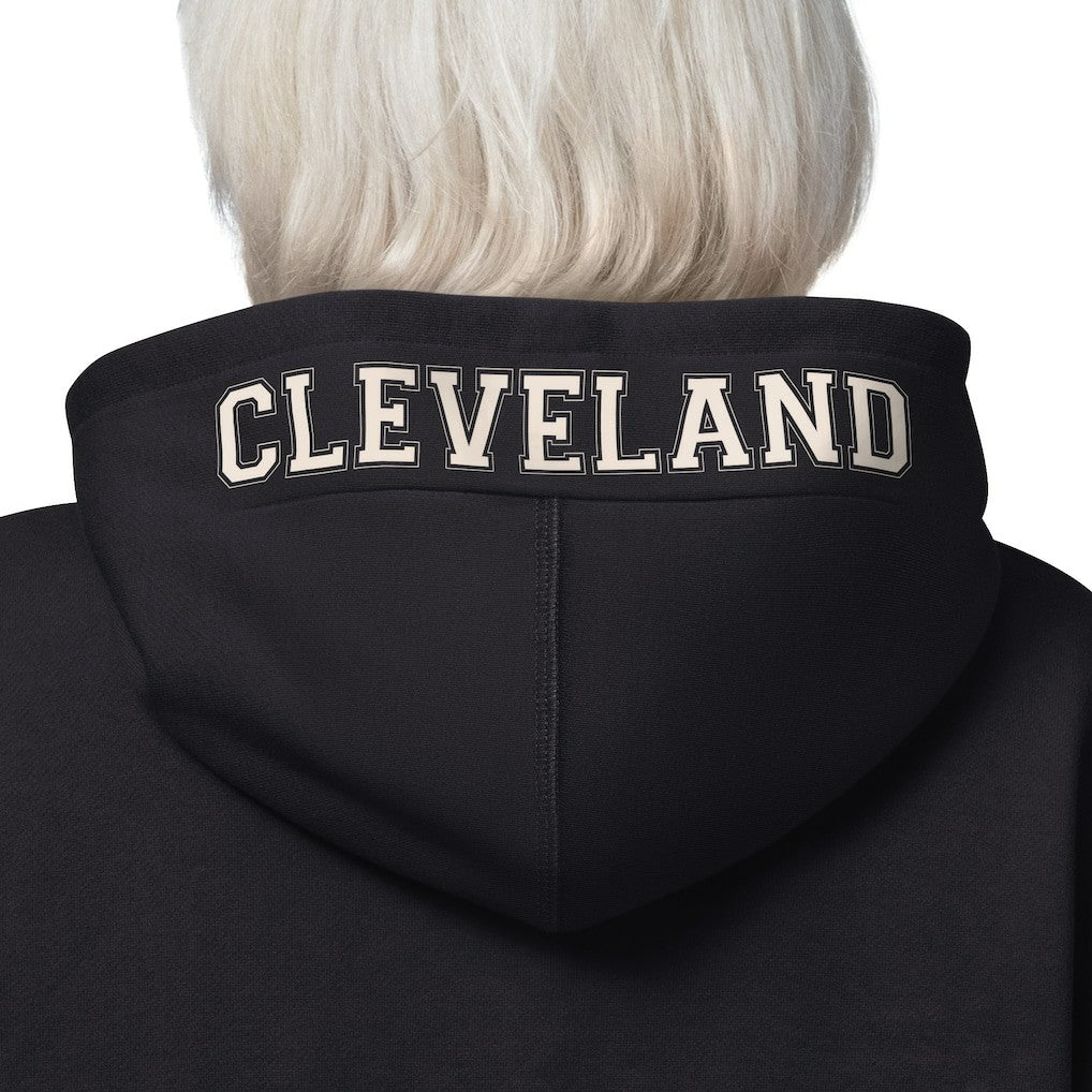 Cleveland Browns Starter Women's 4th Down Full-Zip Hoodie Black