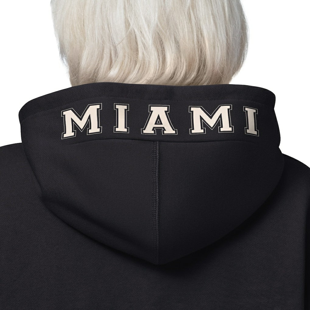 Miami Dolphins Starter Women's 4th Down Full-Zip Hoodie Black