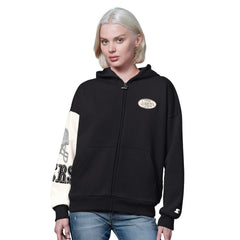 San Francisco 49ers Starter Women's 4th Down Full-Zip Hoodie Black
