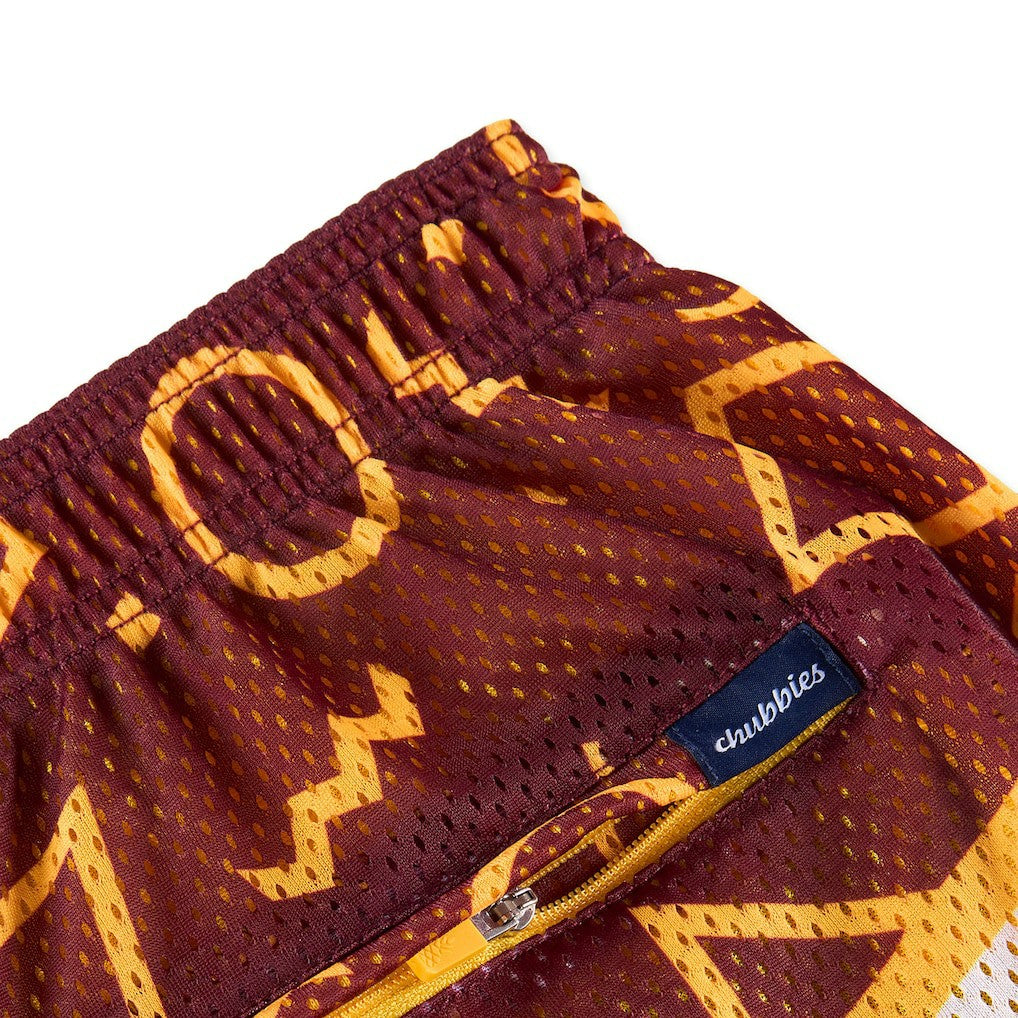 Washington Commanders Chubbies Mesh Shorts Burgundy