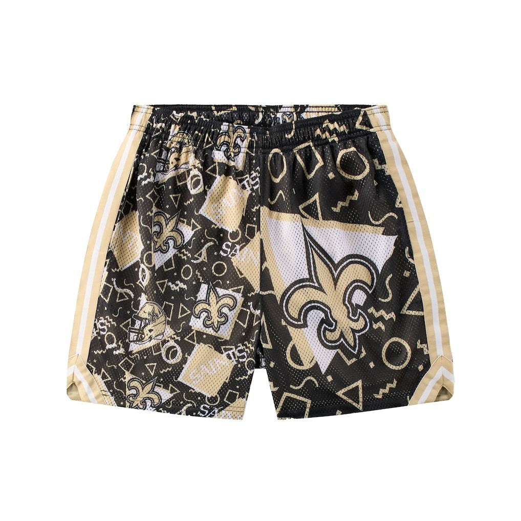 New Orleans Saints Chubbies Mesh Shorts Black