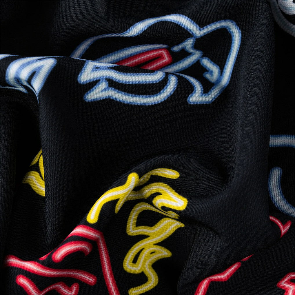 Buffalo Bills Chubbies The Neon 5.5" Classic Lined Swim Trunks Black