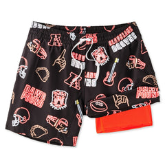 Cleveland Browns Chubbies The Neon 5.5" Classic Lined Swim Trunks Brown