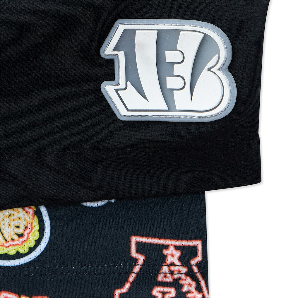 Cincinnati Bengals Chubbies 5.5" Classic Lined Swim Trunks Black