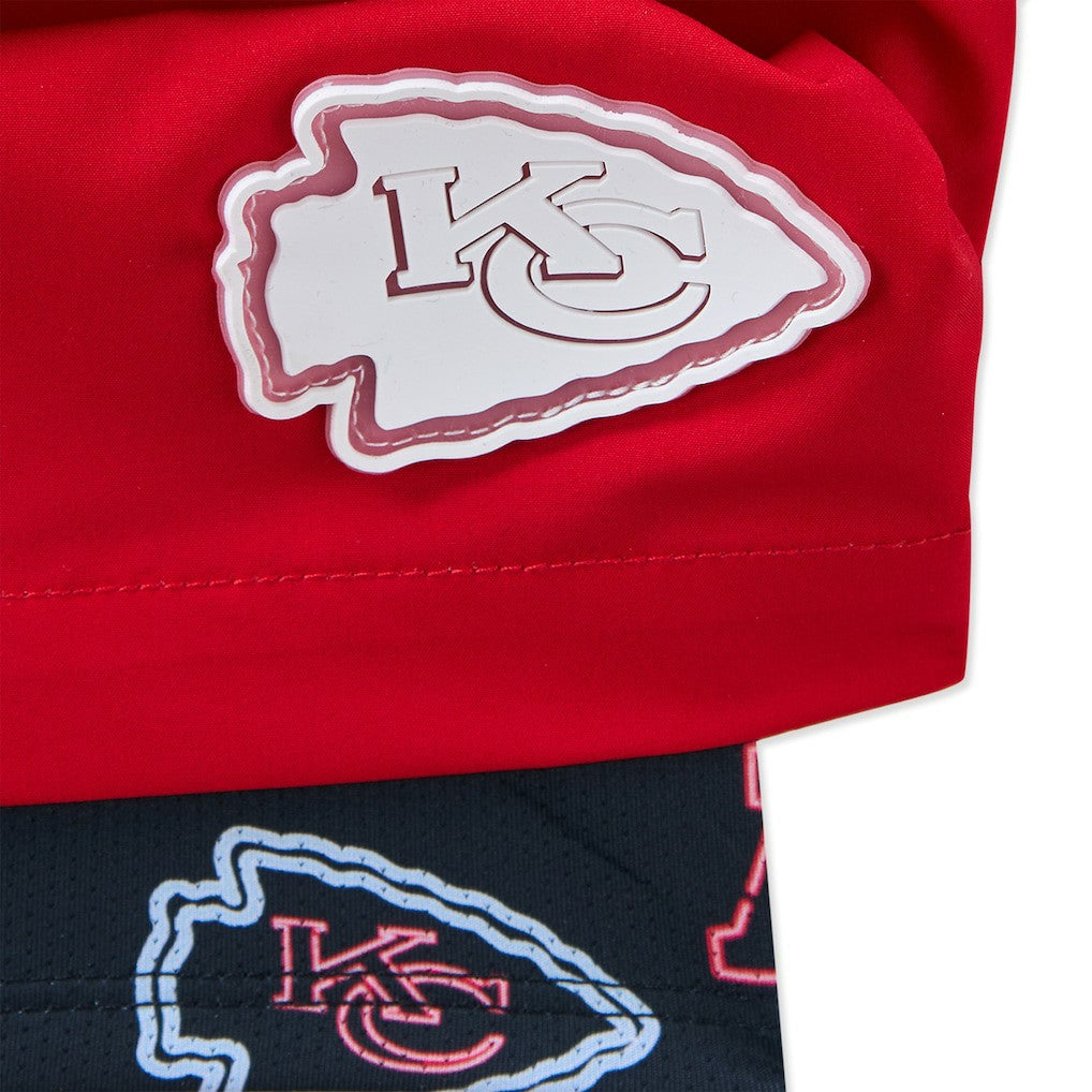 Kansas City Chiefs Chubbies 5.5" Classic Lined Swim Trunks Red